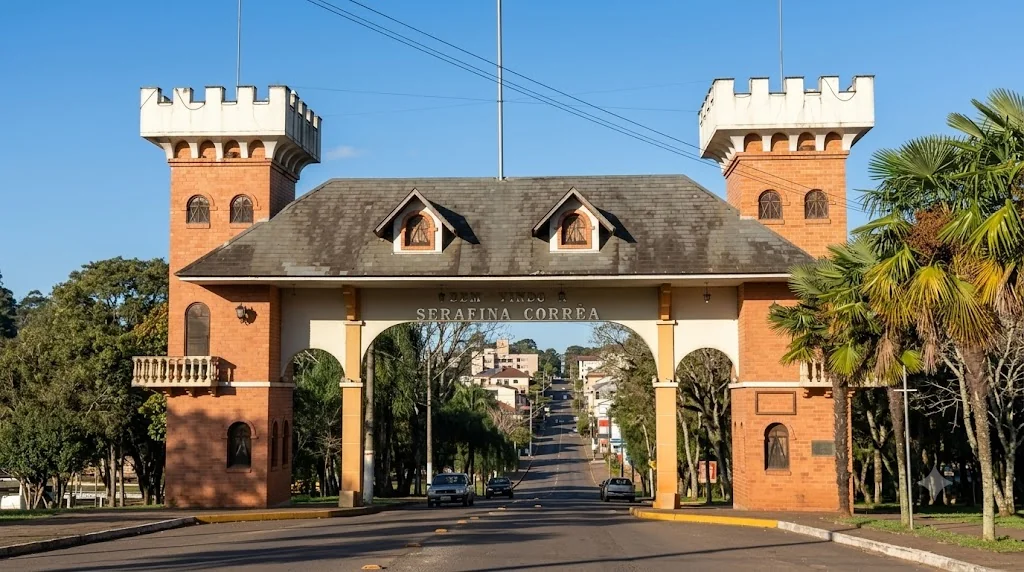 Pórtico de entrada de Serafina Corrêa