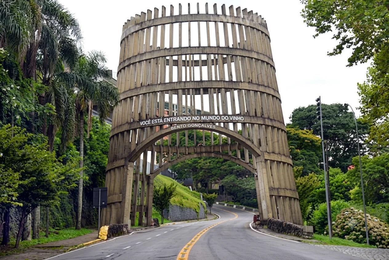 Pórtico da Pipa, monumento de entrada de Bento Gonçalves