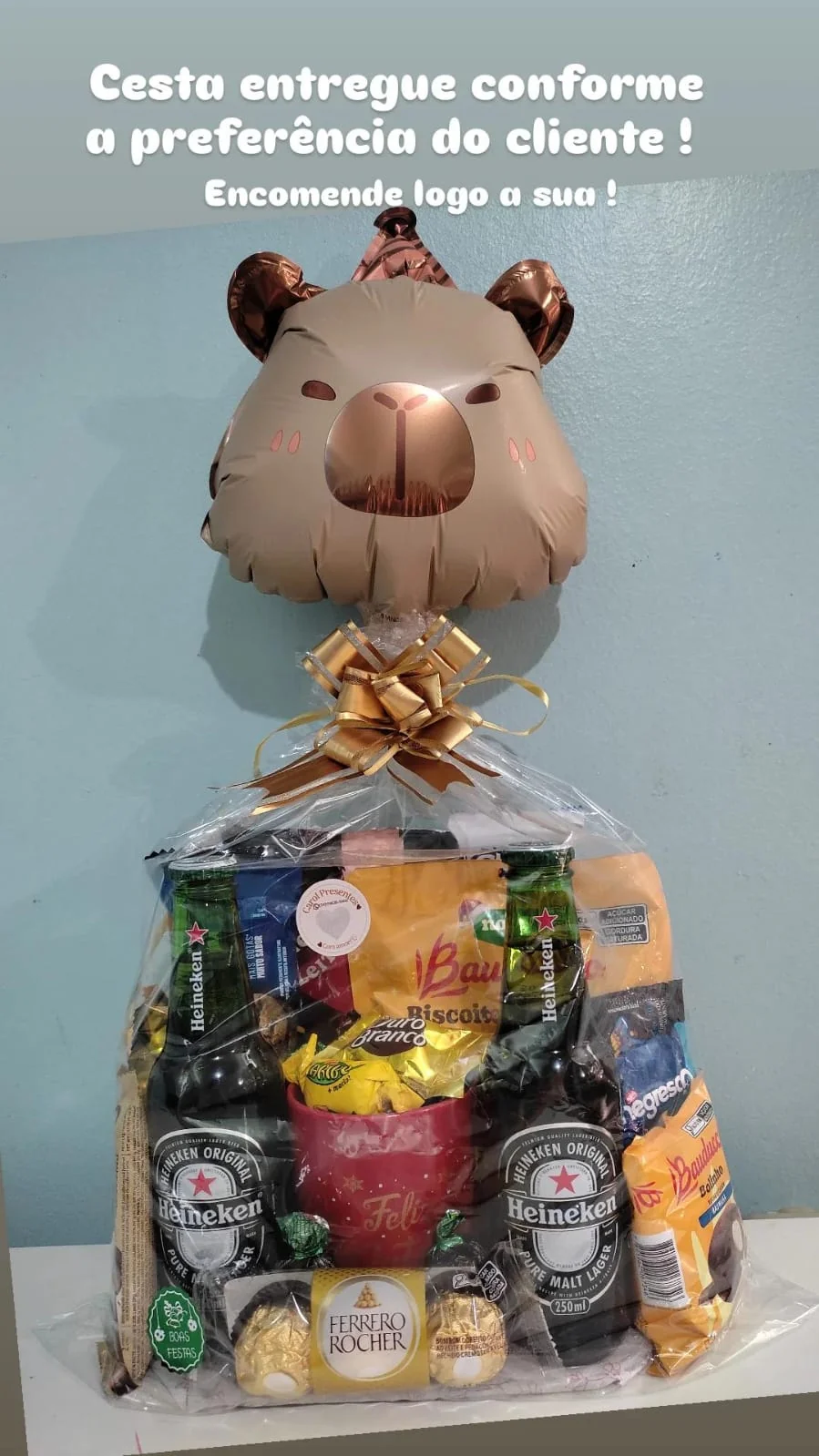 Cesta Comemorativa com Cerveja — LC Mercado